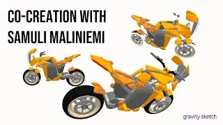 Gravity Sketch lesson with Samuli Maliniemi/ Motorcycle / Co-creation