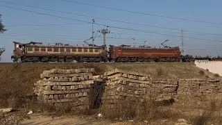WAG-5 Double 10000HP power Goods Train Hauling Steel #indianrailwaysvlog
