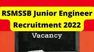 RSMSSB JEN vacancy 2022: Apply for 1092 Junior Engineer posts | Rajasthan JE Vacancy