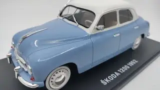 Proč (ne)kupovat Škoda 1:24 Nadčasové ikony od DeAgostini - recenze 1. čísla - Škoda 1200 (1952)