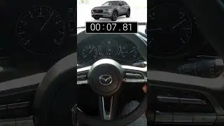 2022 Mazda CX-30 Carbon Edition 0-60 Test, 2.5L 4cyl NA, 6 Spd Auto, AWD, 186hp, 186 lb-ft #shorts