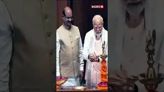 PM Modi Installs Sengol At The New Parliament Building | Central Vista | Speaker Om Birla
