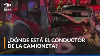 Los ecos tras accidente entre Transmilenio y camioneta luego de concierto de Shakira en Bogotá