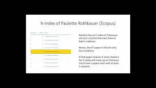 Database Searching w/ Web of Science and Scopus