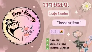 Cara Membuat Logo Usaha Gratis di Canva || Logo Olshop Aestetic dan Menarik