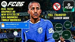 LATEST 2025! I Play FIFA 16 MOD EA FC 26 Android Offline Career Mode Similar to PS5