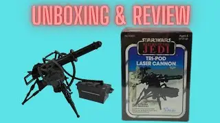VINTAGE STAR WARS TRI-POD LASER CANNON - UNBOXING & REVIEW