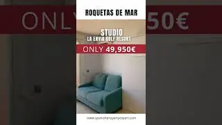 𝗢𝗡𝗟𝗬 𝟰𝟵,𝟵𝟱𝟬&euro;! Studio  📍 La Envia Golf & Spa Resort #realestate #spanishpropertyexpert