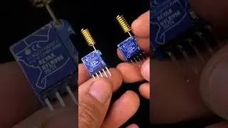 Control LED Wirelessly with LoRa and Arduino | LoRa RYLR998 Tutorial #shorts