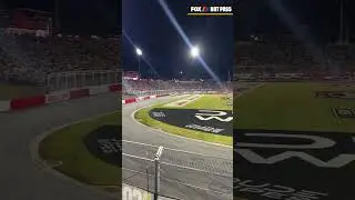 Green flag for the main event at Bowman Gray Stadium! #HotPass #NASCAR #racing