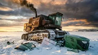 The Foreclosure Winter of ’79 Crushed the County… One Old Combine Held On