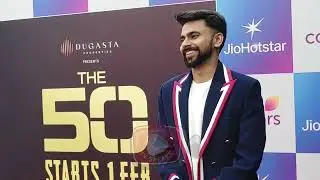 🔥 Lovkesh Kataria, popularly known as Corrupt Tuber, spotted on the sets of The 50