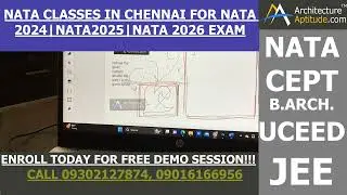 NATA Classes Chennai for NATA 2024, NATA 2025 Architecture exam|Chennai's Premier Coaching Classes