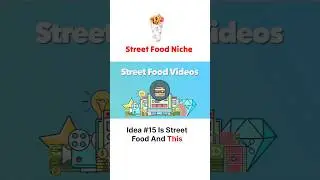 The Street Food Niche // Easy Faceless YouTube Channel Idea