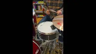 (SOLD) Snares - Keplinger Drums 6.5x14 Black Iron Snare Drum