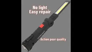 Action Flash light  Easy repair