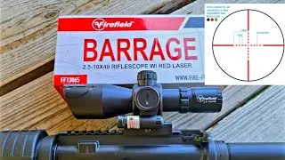 Обзор и стрельба из прицела и лазера Firefield Barrage 2.5-10x