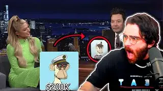 HasanAbi reacts to Jimmy Fallon and Paris Hilton Shilling NFTs