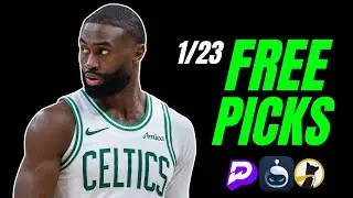 14-3 RUN, Best NBA Bets, Player Prop Picks, Parlays, Predictions FREE Today Friday January 23rd