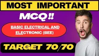 BEE Important Questions | Basic Electrical and Electronics Engineering bee k scheme diploma MCQ IMP