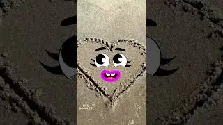 Life Doodles | Heart in the sand 😂 #lifedoodles #shorts #animation #doodles #funny