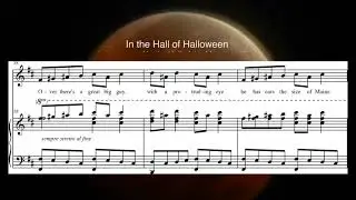 In the Hall of Halloween - a Halloween song