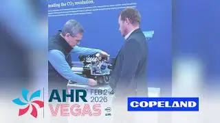 Пояснение к полугерметичному транскритическому компрессору CO2 Copeland | Выставка AHR Expo 2026