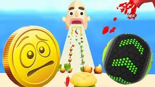 Sandwich Runner 🆚 Coin Rush 🆚 Going Balls PRO Геймплей МАКСИМАЛЬНЫЙ УРОВЕНЬ Android iOS