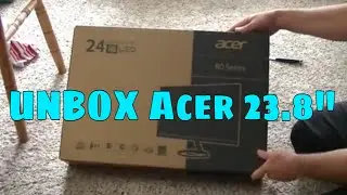 Unboxing Acer R240HY bidx 23.8-Inch IPS HDMI DVI VGA (1920 x 1080) Widescreen Display