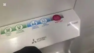 Mitsubishi Jet Towel Slim Smart 8th Generation Hand Dryer ￼