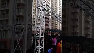 Rain dance in our society - Palm Olympia, Greater Noida West