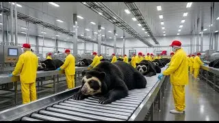 Inside the Modern Bear Factory: How Tremarctos Ornatus Becomes a Tourism Mascot (Full Process) 🐻🏭✨