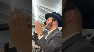 Zanvil Weinberger at Hanochas Even Hapina with Satmar Rebbe R&rsquo; Aharon in Eretz Yisroel