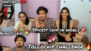 JOLOCHIP CHALLENGE WITH SISTERS | ALMOST CRIED | SPICEST CHIP