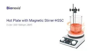 Bionexis&reg; Magnetic Stirrer With Hot Plate 2 Liter  - HS5C