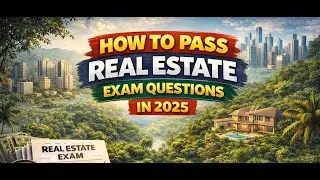 How pass Real Estate Exam in 2025!