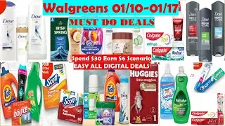 Walgreens Best Must Do Deals 1/10-1/17 100% Digital coupon Easy Friendly Deals