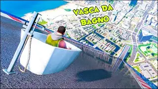 La MEGA RAMPA senza AUTO su GTA 5 ITA