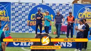KBR Bravehearts vs KBR Titans live cricket match | KBR Cricket Tournament Season 2 live - Dreams cri