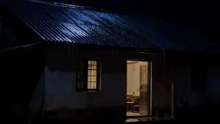 Rain on Tin Roof at Night in a Quiet Village | Deep Sleep Ambience | 3 Hours