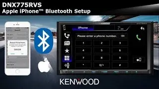 KENWOOD DNX775RVS Apple iPhone&trade; Bluetooth Setup