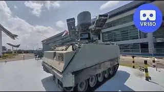 M113 IGLA @ Singapore Air Force Museum. VR180 Virtual Experience