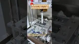 Black Tea Stick Packing Machine #teabagpackingmachine #teapackingmachine #tea #shorts #teabag #short