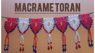 Macrame Toran | Macrame Toran new design | #Macrame door hanger new design#diy# Macrame #home decor