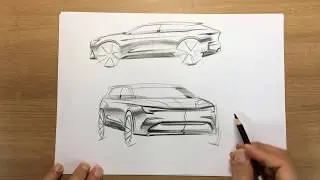[011] car design sketch - SUV sketch