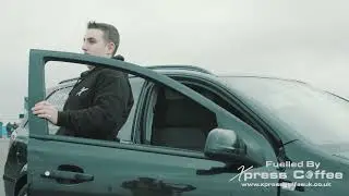 Car Squashed - Take Care Parking at Stunt Show #SantaPod #SP #CompanyVan #Crushed #BeyondRepair