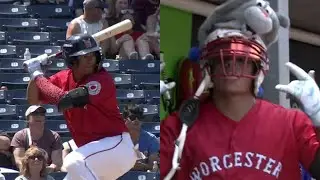 BLAZING HOT Red Sox prospect Jhostynxon Garcia crushes 2 Home Runs for the Worcester Red Sox!