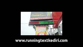 Pembenahan Running Text OMWI Motor di Kresek Kediri