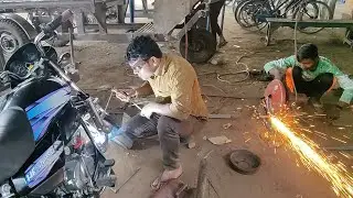 Hero CD Deluxe leg guard porblem solve please subscribe my channel 🤝🏍️🪛🙋