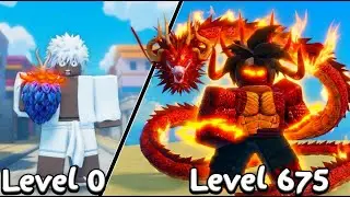 (Gpo) Speedrunning From Level 0 to 675 With Dragon in Grand Piece Online